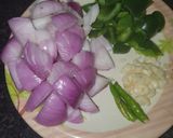 A picture of step 1 of Chilli Chicken.