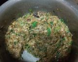 A picture of step 5 of Bengan ka bhurta.