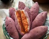 Foto langkah ke 6 dari resep Korean Sweet potato mochi bread / roti ubi korea.