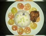 A picture of step 1 of White rice and stew.