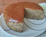 Foto del paso 9 de la receta: Budín🥧 de pan sin huevo, sin lácteos y sin horno🍮🍯🥐