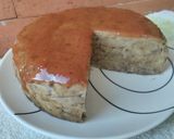 Foto del paso 9 de la receta: Budín🥧 de pan sin huevo, sin lácteos y sin horno🍮🍯🥐