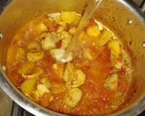 A picture of step 9 of Bonless Aloo murgi salan.