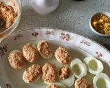 Foto del paso 3 de la receta Huevos rellenos y paté de cangrejo