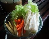 รูปขั้นตอนการทำที่ 1 ของ สุกี้โรลอกไก่