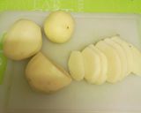 A picture of step 1 of Homemade beer battered Fish and chips.