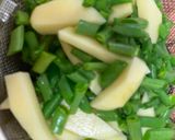 A picture of step 1 of French beans.