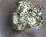 A picture of step 1 of Methi ke parathe.
