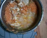 Foto langkah ke 2 dari resep Bubur tim saring.