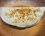 Foto del paso 6 de la receta Tortilla de jamón y queso con membrillo en tortita