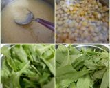 A picture of step 2 of Spinach Sweet Corn Soup.