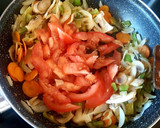 Foto del paso 3 de la receta: Pollo, verduras y champiñones al curry en olla de cocción lenta