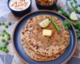 A picture of step 10 of Matar ka Paratha.