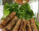 Hình bước làm 3 của món Nem rán (vỏ đậu xanh)