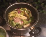 Foto del paso 1 de la receta: Tarta de pollo y vegetales de temporada