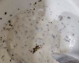 A picture of step 4 of Greek salad with ranch dressing.