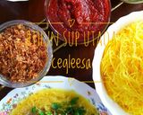 Gambar langkah 10 resipi Bihun Sup Utaqa Ceqleesa. (Juadah Raya).