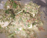 A picture of step 4 of Paneer Thecha.