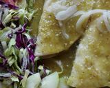 A picture of step 4 of Healthy Green Enchiladas.