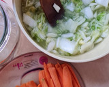 Foto del paso 4 de la receta: Fermentado de akusai o col china 🥬 (entre el kimchi y el chucrut, mi fermentado) 🥬