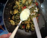 A picture of step 3 of Aloo methi ki sabji.