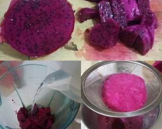 Es Cendolaga (Cendol Buah Naga) - Step 1