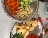 A picture of step 2 of Potato salsa (Summer Salad).