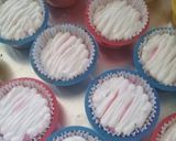 Foto langkah ke 3 dari resep Bolu kukus semangka mekar.