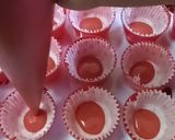 Gambar langkah 4 resipi Apam Mekar Red Velvet.