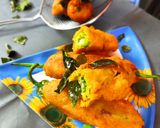 A picture of step 5 of Stuffed Mirchi Bhaji.