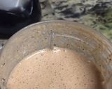 A picture of step 3 of Cashews nuts chocolate shake iftar special.
