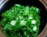 Punjabi saag with makia ki roti recipe step 3 photo
