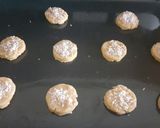 A picture of step 7 of Shortbread cookies filled with orange zest and coconut. 😀.