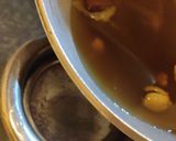 A picture of step 6 of Kashmiri kahwa Tea.