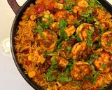صورة لخطوة 8 من وصفة أرز مكسيكي بالجمبري