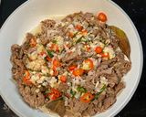 A picture of step 6 of Sei Sapi Sambal Matah.