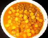 ছোট আলু দিয়ে সয়াবিন ঝাল রেসিপির ধাপ 4 ছবি