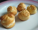 A picture of step 6 of Choux Pastry.