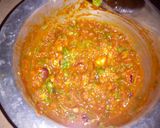 A picture of step 4 of Chips masala and sausage...