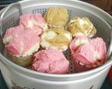 Foto langkah ke 6 dari resep Bolu Kukus Mocha & Frambozen.