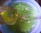 Foto langkah ke 4 dari resep Bolu Kukus Mekar Pandan (No Mixer 1 Telur).