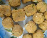 A picture of step 2 of Leftover poha,oats and potato roll with saucy dip.