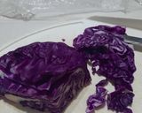 Foto del paso 1 de la receta: Cocinando con verduras - repollo morado, radicheta y zanahoria