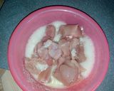 A picture of step 3 of Orange chicken.