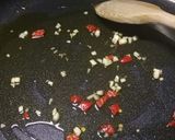A picture of step 1 of Prawn n Pepper couscous.