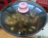 A picture of step 3 of Three Cup Chicken.