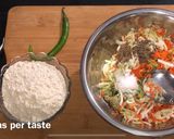 A picture of step 2 of Sorghum masala roti.