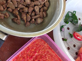 Sambal Terong & jantung ayam