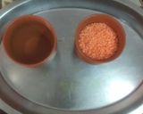 A picture of step 1 of Masoor dal ki kachori.
