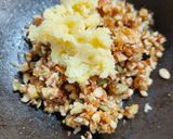 A picture of step 4 of Rakhi Special - Coconut Ladoo with Gulkand-Dryfruits Stuffing.